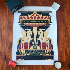 City and Colour Winter 2024 Tour Poster